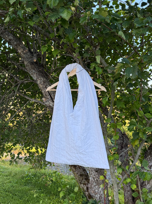 Totebag hvit striper