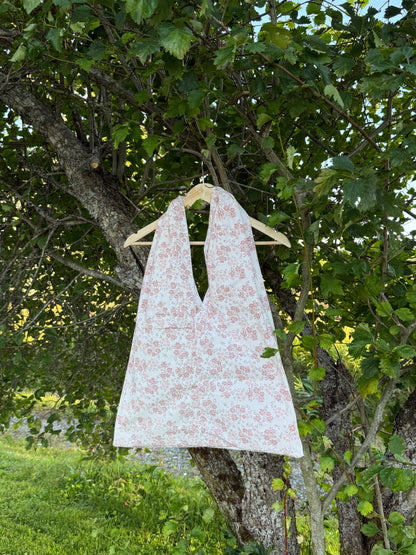 Totebag rose blomster drøm
