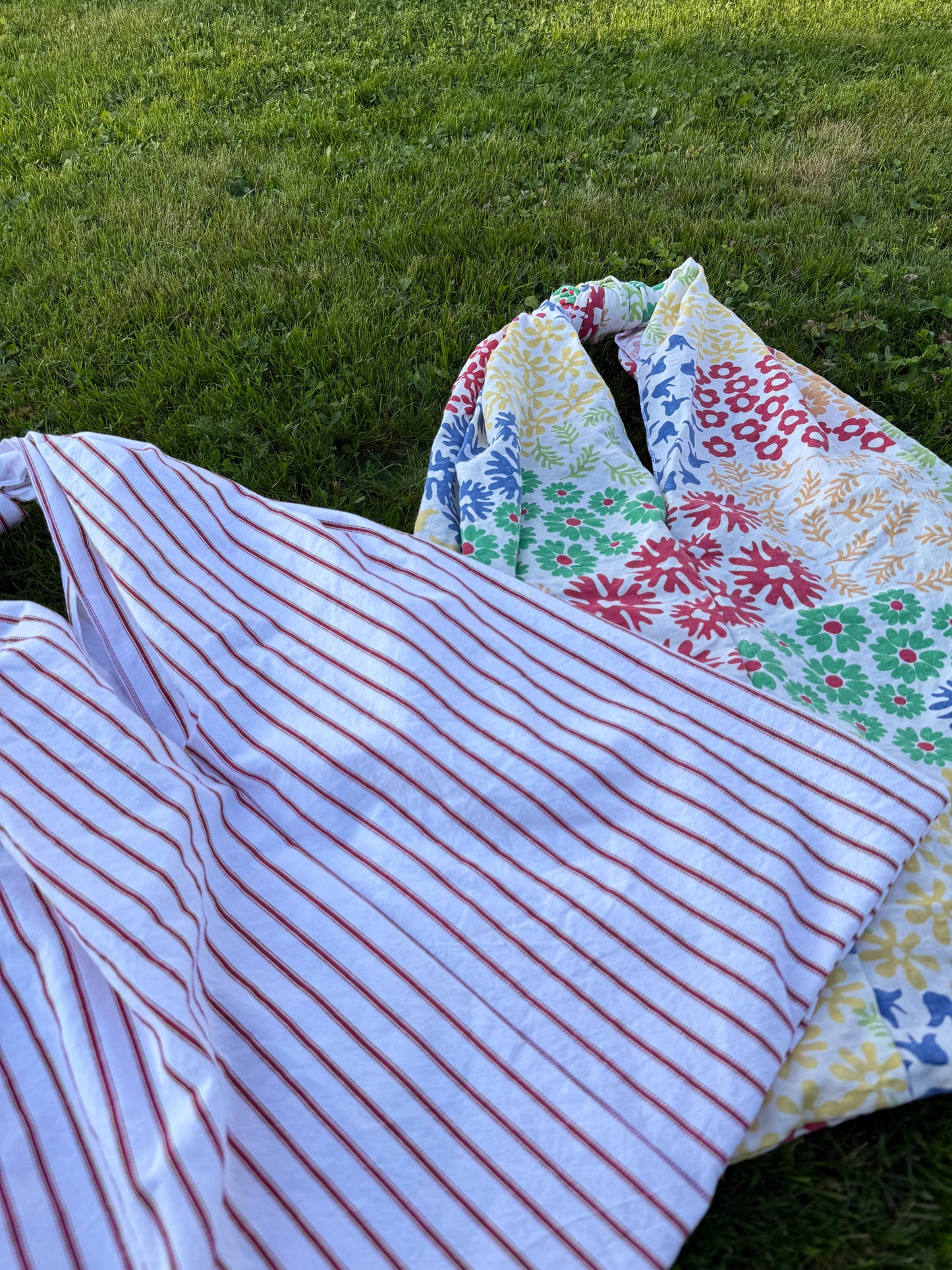 Totebag Rød striper