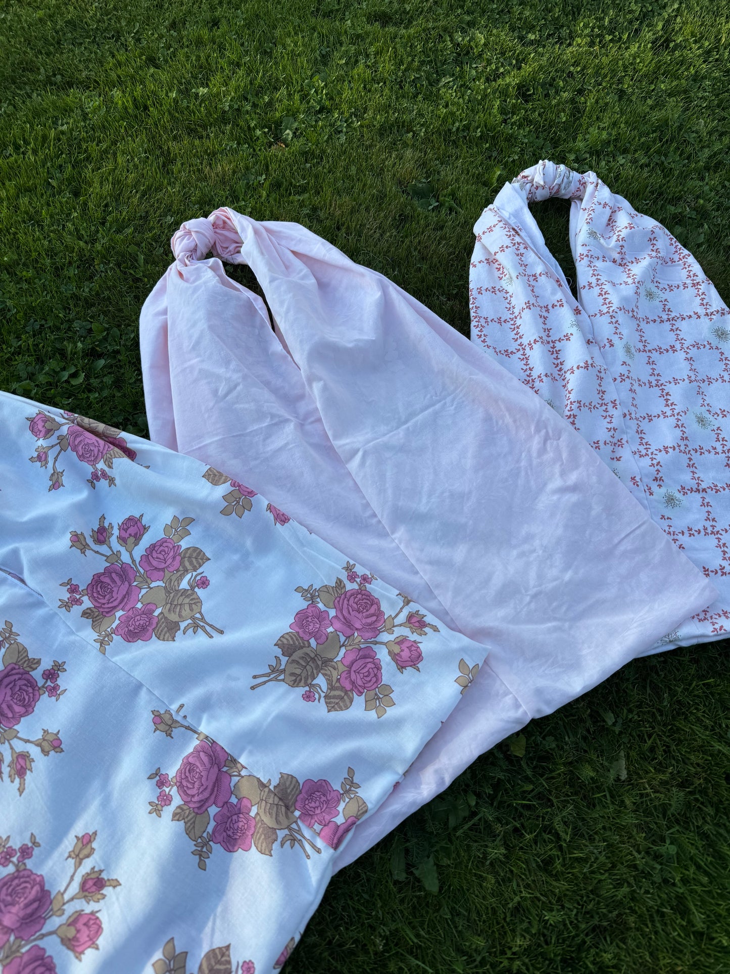 Totebag rosa striper