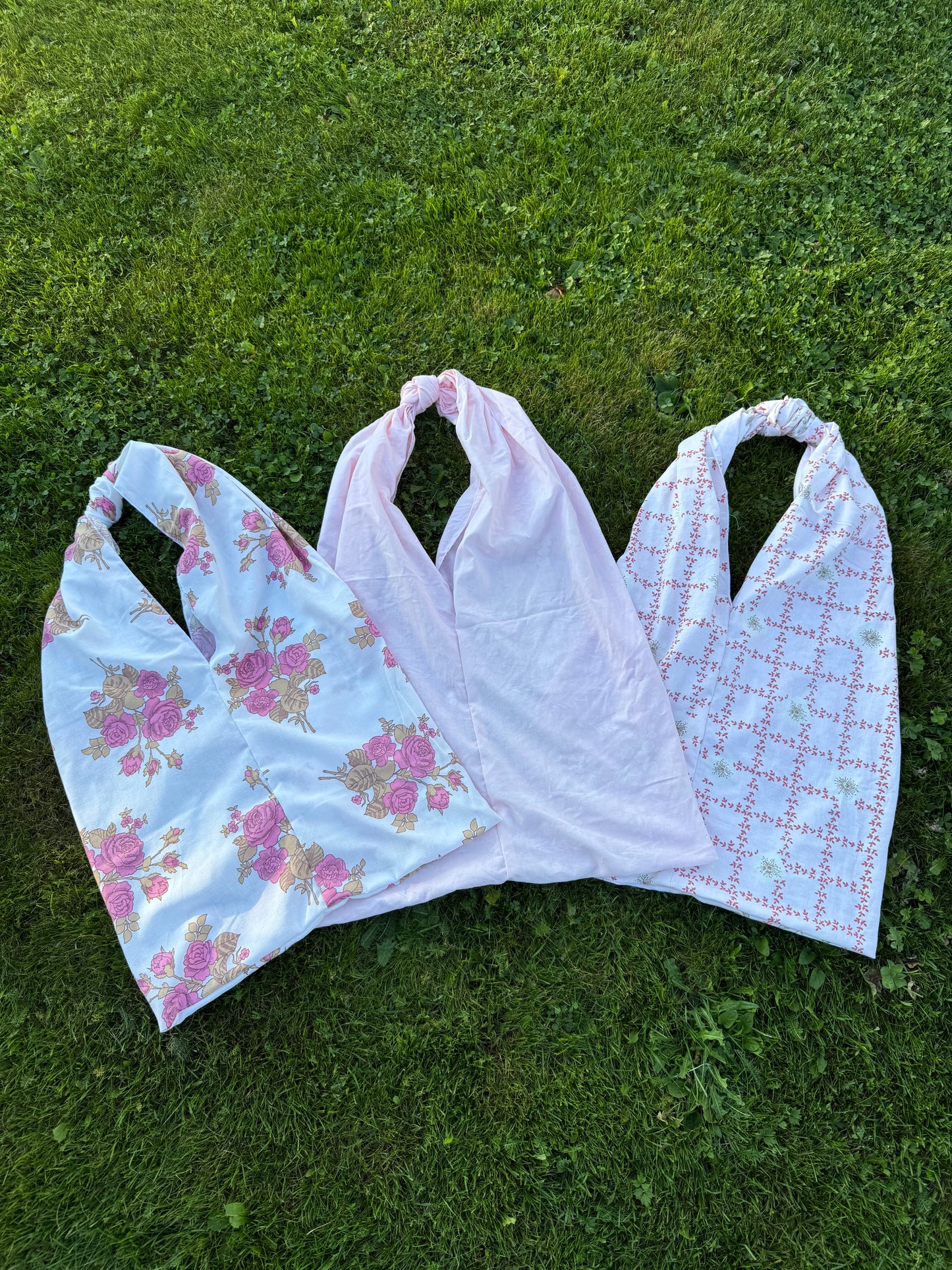 Totebag rosa striper