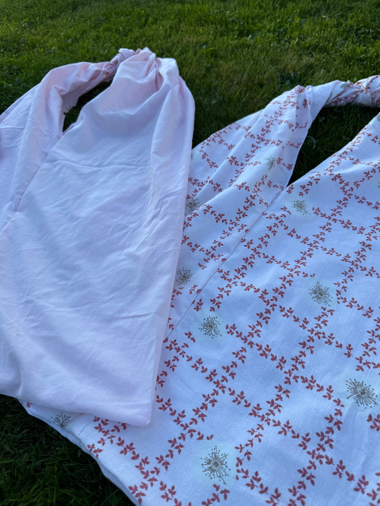 Totebag rosa striper