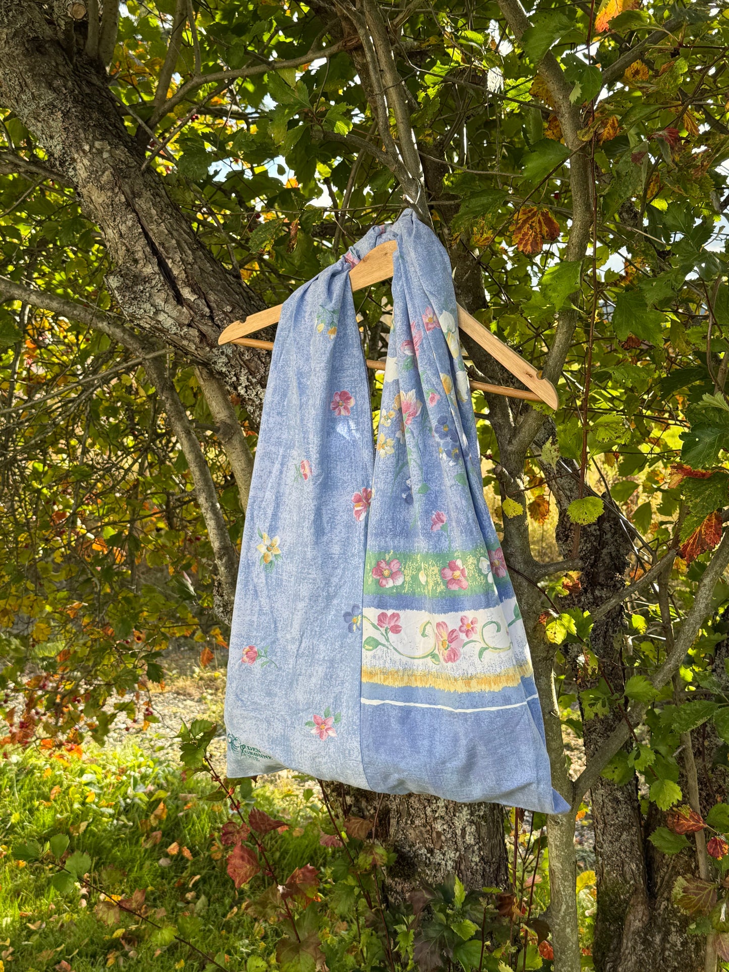 Totebag blå vintage