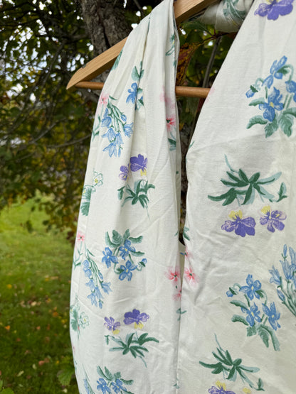 Totebag vår blomster