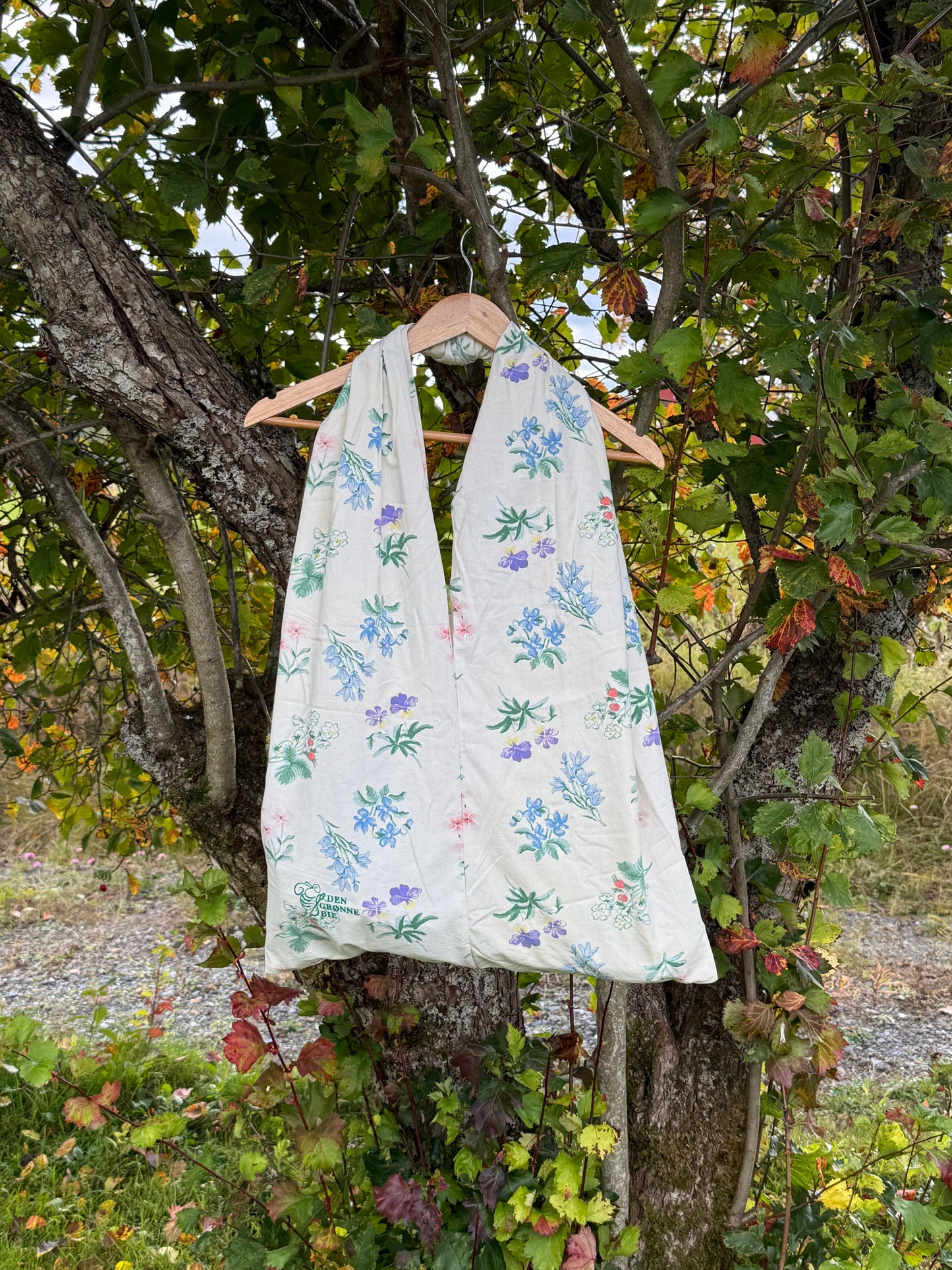 Totebag vår blomster